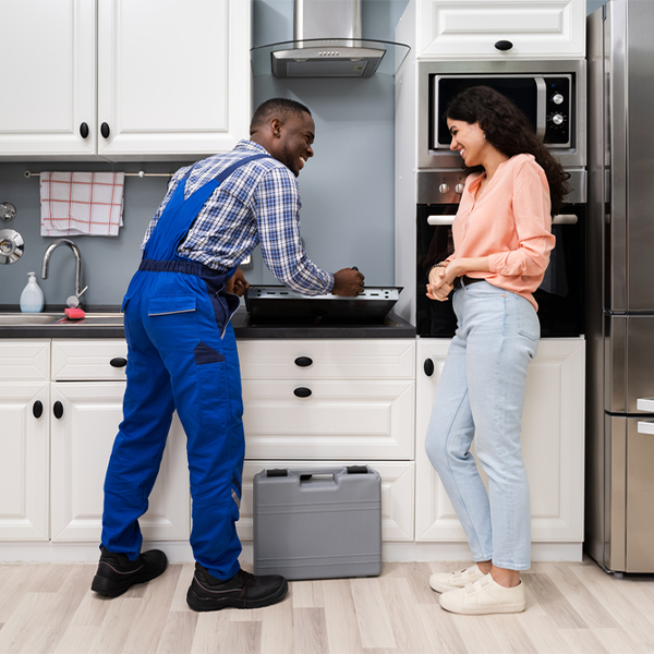 can you provide an estimate for cooktop repair before beginning any work in Wellsville